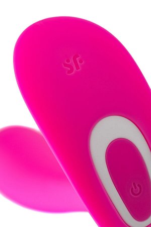Вибратор для ношения с двойной стимуляцией Satisfyer Top Secret+ Connect App, розовый, 11 см