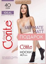 Колготки  IDEAL 40+ носки жен. SOLO 40 (промо)