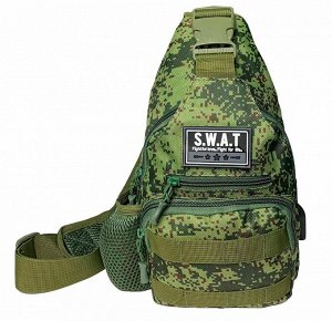 Армейская однолямочная сумка SWAT (Русская цифра) - Специальный защищенный отсек для смартфонов с большой диагональю или планшетов.