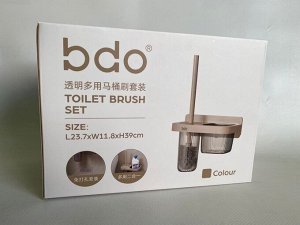 Ершик для унитаза + настенная полка BDO Toilet Brush Set