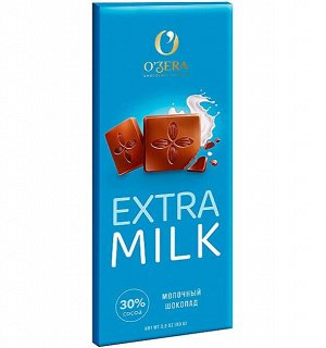 Шоколад молочный «OZera» Extra milk, 90 г
