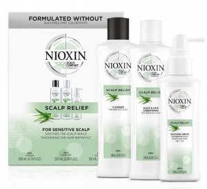 Nioxin scalp relief набор система 200мл+200мл+100мл
