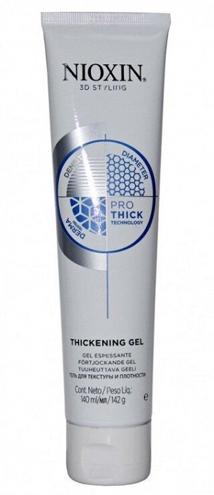Nioxin 3d styling гель для текстуры и плотности 140мл