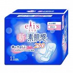 Ночные классические гигиенические прокладки &quot;Elis New skin Feeling&quot; с мягкой поверхностью без крылышек (Макси+) 29 см, 11 шт / 36