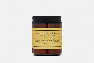 Ароматическая свеча UCANDLES Teakwood and Sandal Botanique 190 гр