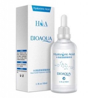 Bioaqua Aqua Crystal Hyaluronic Acid Увлажняющая сыворотка с гиалуроновой кислотой, 100 мл/Китай