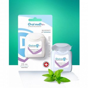 Oral Med, Нить зубная 65м/Oral MED 3D, Беларусь, 22 г, (25)