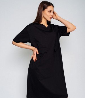 Платье #КТ8203, черный