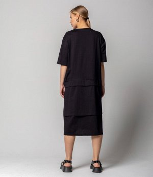Платье #КТ8132, черный