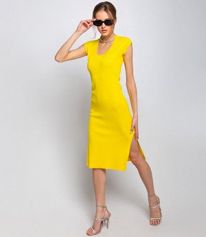 Платье #КТ83008, желтый