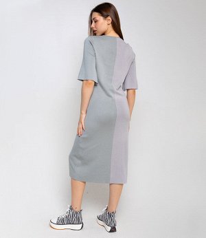 Платье #КТ82115, оливковый, серый