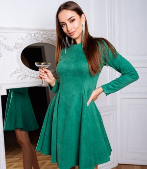 Платье #БШ1671, зеленый