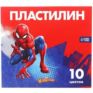 Пластилин 10 цветов 150 г «Супергерой», Человек-паук 5059060
