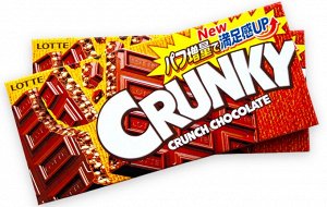 Шоколад Кранки хрустящий, Lotte, 45гр.