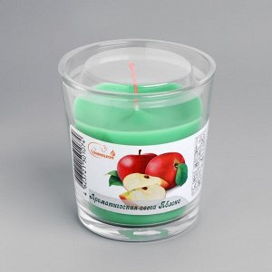 Свеча в стакане ароматическая "Яблоко"
