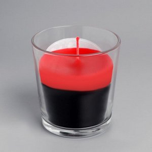 Свеча в стакане ароматическая "Черная роза"