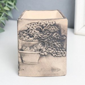 Аромалампа керамика "Бонсай" МИКС 8,5х6х10,5 см