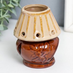 Аромалампа керамика "Лампа с абажуром" МИКС 8х8х10 см
