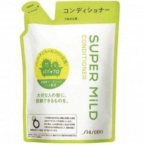 "SHISEIDO" "Super MiLD" Мягкий кондиционер для волос с ароматом трав  (м/у) 400мл