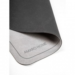Коврик для посуды с абсорбирующим эффектом AMARO HOME, 40х60см, цвет серый