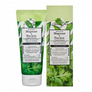 Пенка для умывания с экстрактами полыни и чайного дерева	Grace Day		Real Fresh Mugwort & Tea tree Foam Cleanser