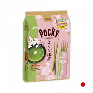 Pocky Sakura Matcha 114g - Поки матча сакура. 9шт