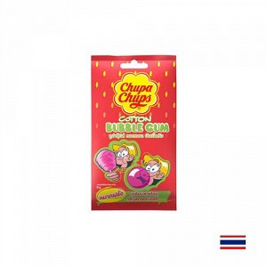 Chupa Chups Cotton Bubble Gum 11g - Чупа Чупс сахарная вата жвачка