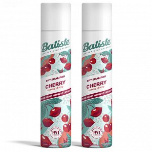 Батист Сухой шампунь для волос Cherry с ароматом вишни, 2 х 200 мл (Batiste, Fragrance)