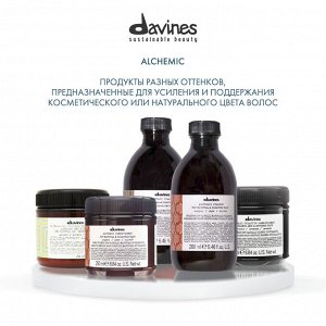 Давинес Шампунь для натуральных и окрашенных волос, медный Alchemic Shampoo For Natural And Coloured Hair (copper), 280 мл (Davines, Alchemic)