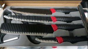 Набор ножей из 6 ти предметов в коробке Kitchen Knife