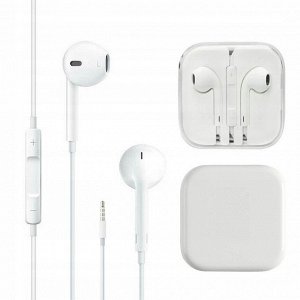 Проводные наушники Premium M3, Jack 3.5mm, 1.2 м, белый, контроллер с микрофоном