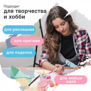 Бумага цветная BRAUBERG, А4, 80 г/м2, 100 л., пастель, зеленая, для офисной техники, 112444