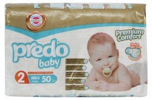 Подгузники Predo baby № 2 (3-6 кг) 50 шт