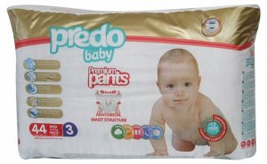 Подгузники-трусики Predo Baby № 3 (4-9 кг.) 44 шт.