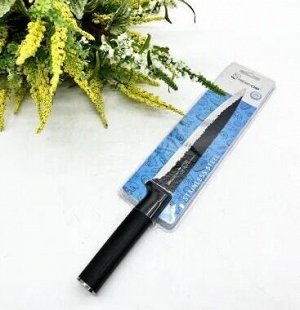 Нож 20 см Нож Материал: ручка-пластик, лезвие-нержавеющая сталь Размер: длина лезвия 20 см