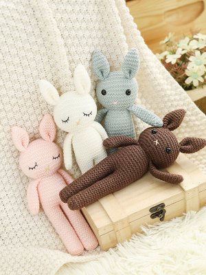 Yangzhou creative toys Мягкая игрушка, Зайка вязаный