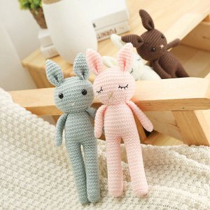 Yangzhou creative toys Мягкая игрушка, Зайка вязаный