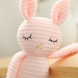 Yangzhou creative toys Мягкая игрушка, Зайка вязаный