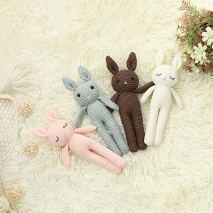 Yangzhou creative toys Мягкая игрушка, Зайка вязаный