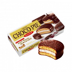 Пирожное Choco PIe Lotte / Чокопай от Лотте с классическим вкусом (коробка, 6 шт.) 186 гр