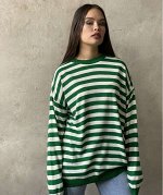 СВИТШОТ «АЛЕСТА» (ЗЕЛЕНЫЙ) ONE SIZE ТУРЦИЯ
