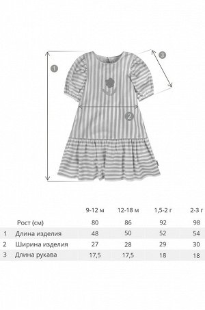 Летнее хлопковое платье для девочки