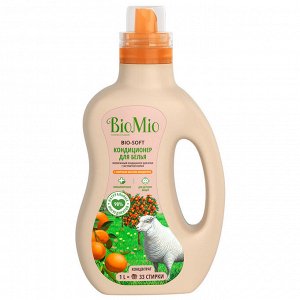 BioMio (bio mio) BIO-SOFT Экологичный кондиционер для белья с эф. маслом МАНДАРИНА