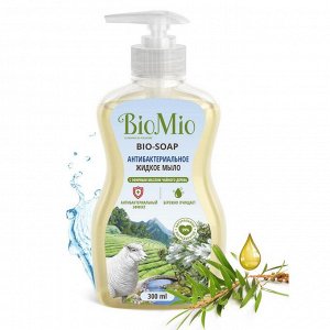 Мыло жидкое BioMio (bio mio) Bio Soap антибактериальное с маслом чайного дерева, 300 мл