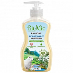 Мыло жидкое BioMio (bio mio) Bio Soap антибактериальное с маслом чайного дерева, 300 мл