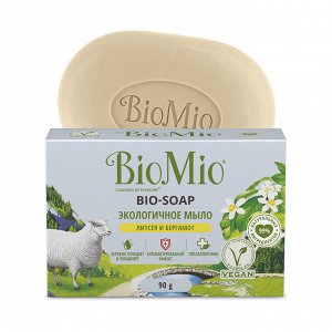 Туалетное мыло BioMio (bio mio) Bio-Soap Литсея и бергамот, 90 г