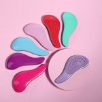 Расчёска массажная, 5,5 ? 15 см, цвет МИКС