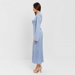 Платье женское шелковое MIST: Classic Collection, цвет голубой