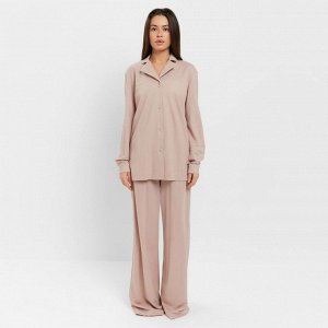 Костюм женский (рубашка, брюки, топ) KAFTAN Base, пудровый