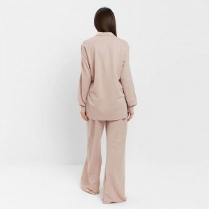 Костюм женский (рубашка, брюки, топ) KAFTAN Base, пудровый
